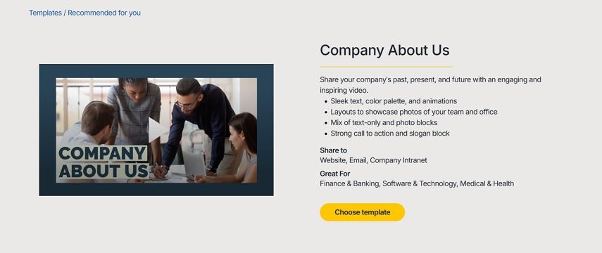 animoto business video maker
