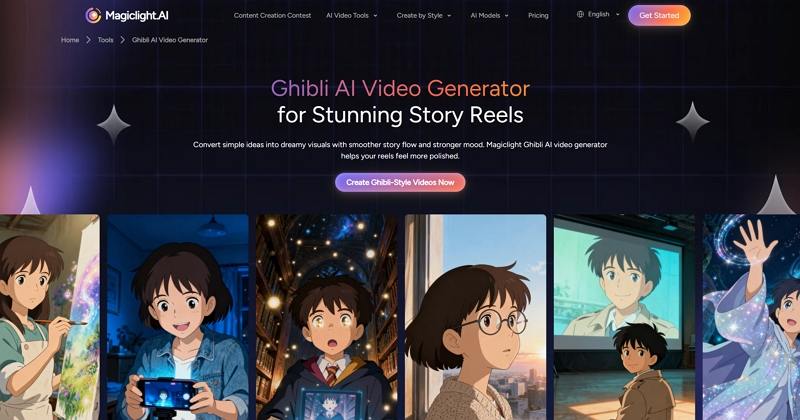 magiclight ai ghibli video generator