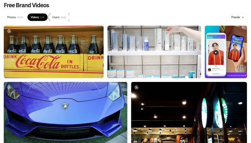 download brand videos free from pexels