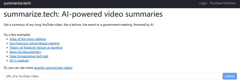 summarize tech