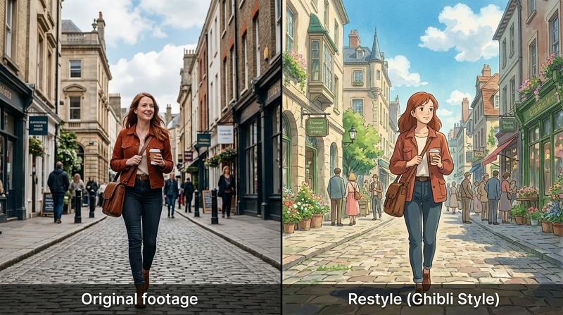 vikpea ai restyle video generator
