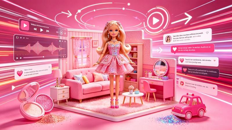 why barbie videos go viral