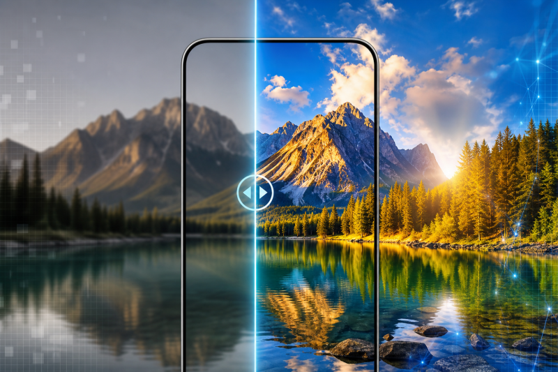 digitally enhance photos