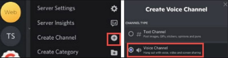 음성 채널에서 오디오 공유