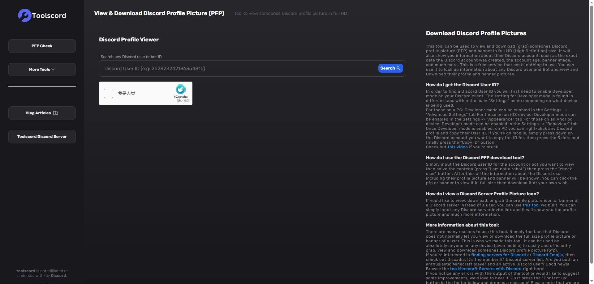 discord pfps viewer toolscord