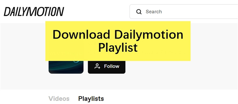 Como Baixar a Playlist do Dailymotion: 3 Maneiras Melhores