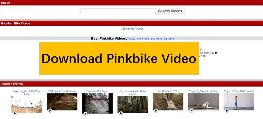 ٤ أسهل طرق لتنزيل مقاطع فيديو Pinkbike
