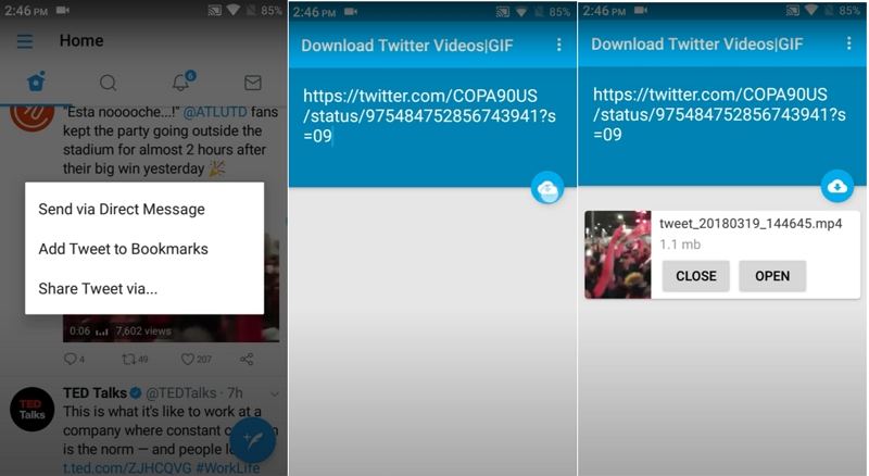 How To Download Twitter video and Gif in Android Phone