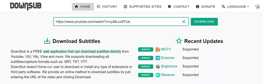 downsub subtitles