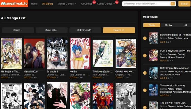 Best 12 Sites to Read Manga Online for Free in 2025