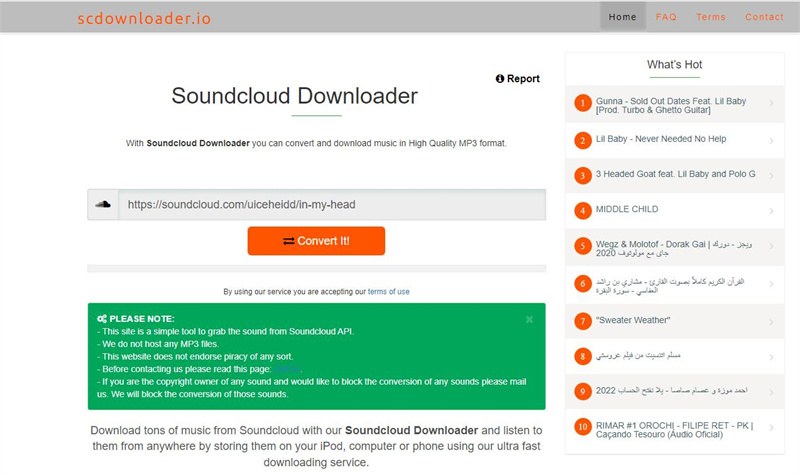 soundcloud converter wav