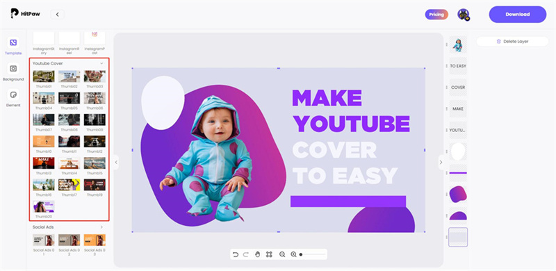 criar thumbnails do youtube