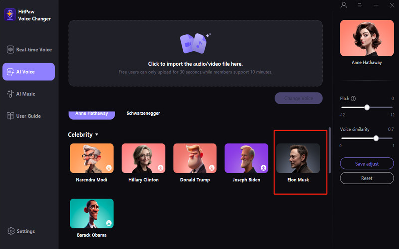 Step-by-step Guide to Get Elon Musk Voice with Elon Musk Voice Changer AI