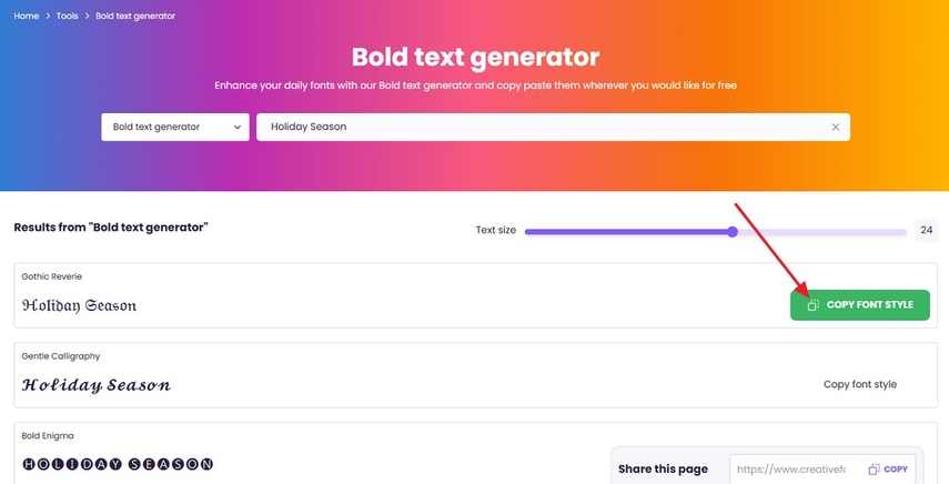 utilize creative fabrica font changer