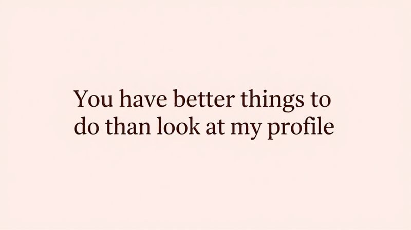 minimalist sarcastic text facebook cover