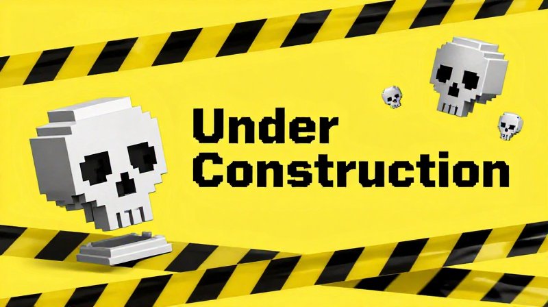 retro under construction facebook cover
