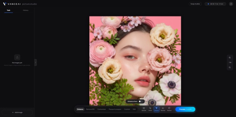 choose ai model for image sharpener