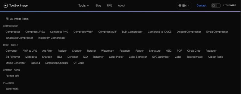 toolbox image sharpen tool for a blurry portrait