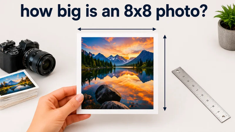 square photo size 8x8 dimensions