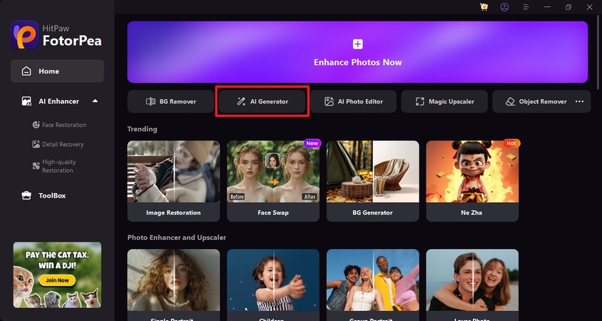 access ai image generator fotorpea