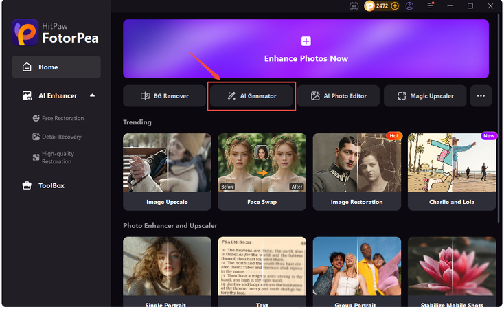 access fotorpea ai generator