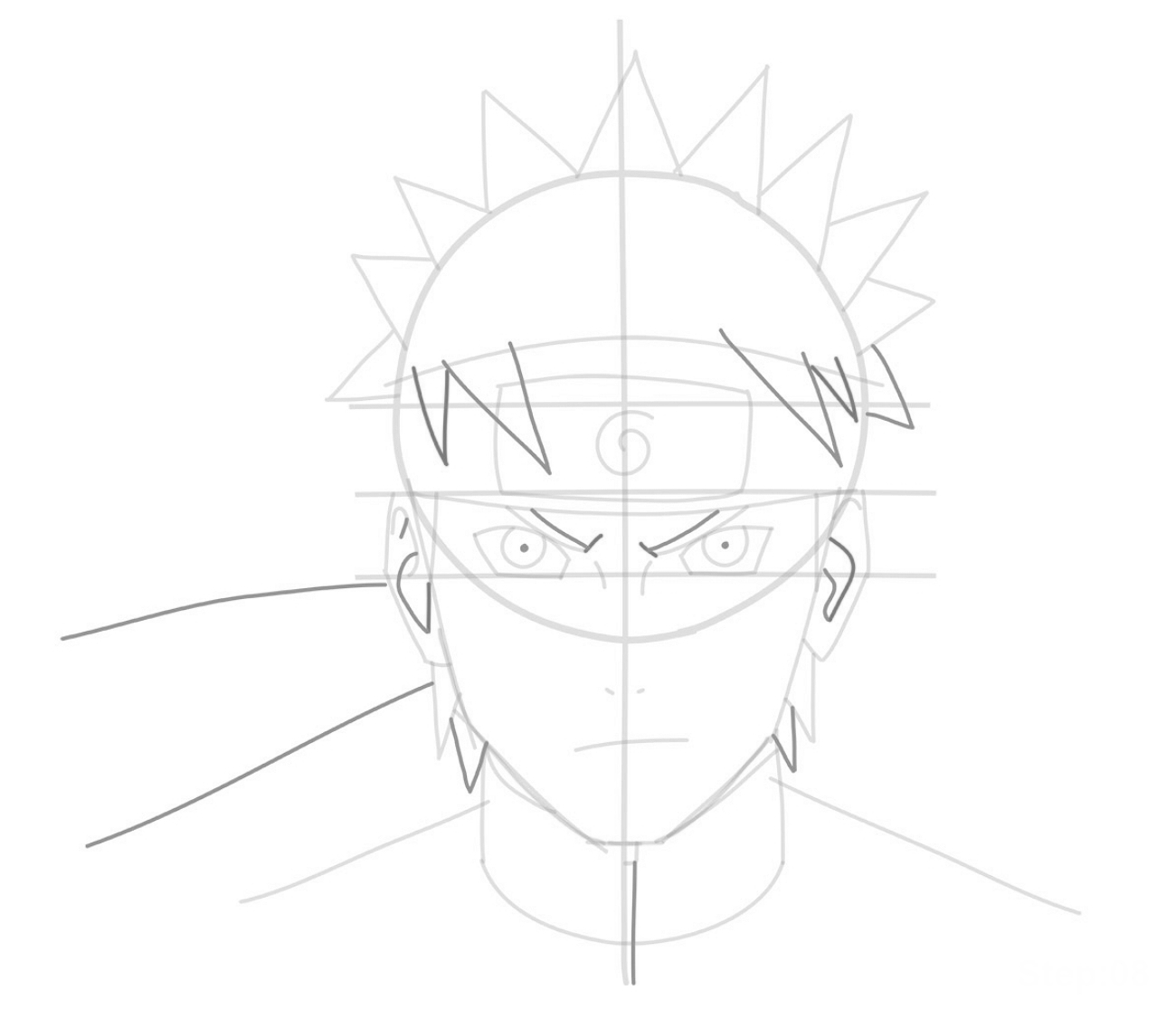 draw naruto photo drawing