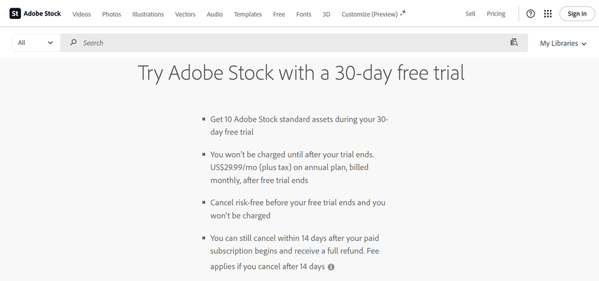 Adobe Stock フォトグラフィープラットフォーム