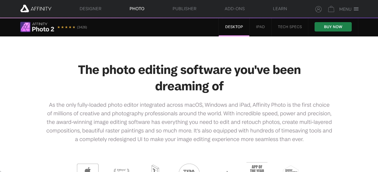 open affinity window to install
