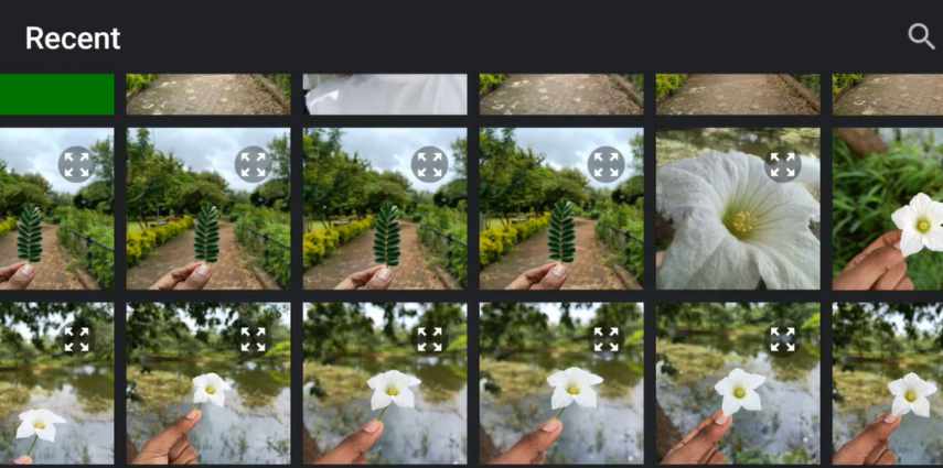 how to clear blur image in android with aftefocus