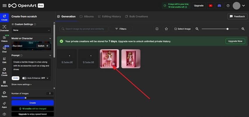download ai barbie generated