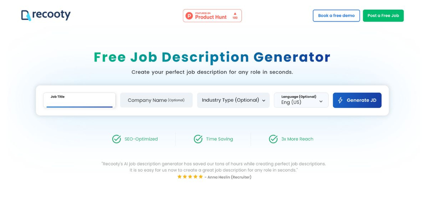 ai job description generator for resume