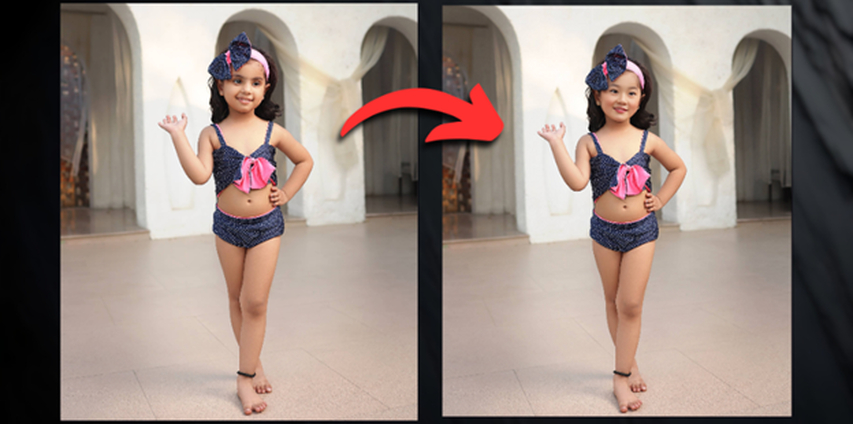 ai kids bikini face swap