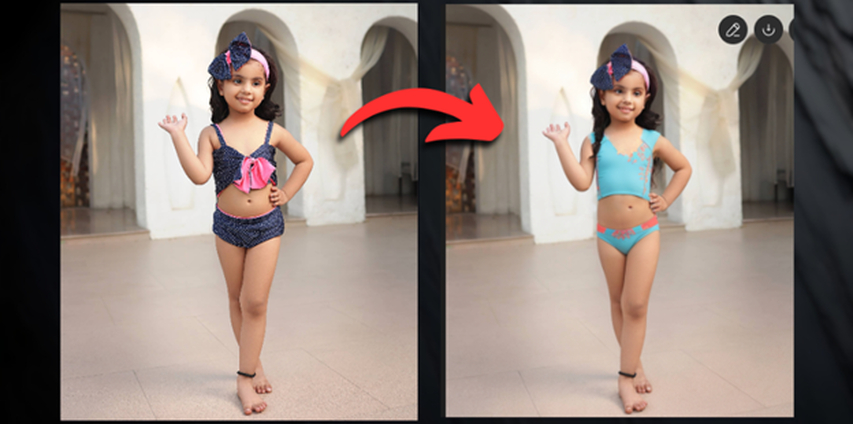 ai kids bikini generation