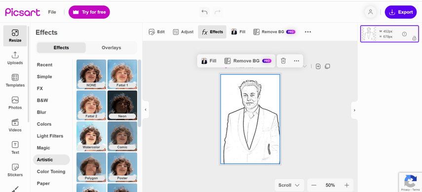 ai line art generator