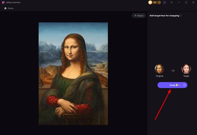 import images and click swap