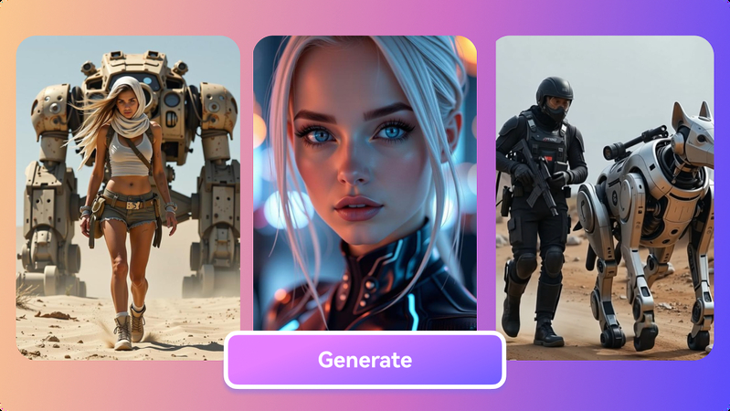 ai generated sci fi and robot costumes