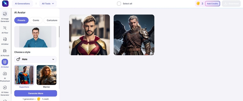 LightXによる顔入れ替えるの手順
