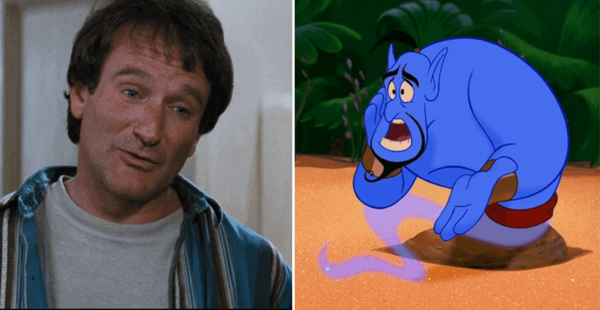 animated genie with humor and energy