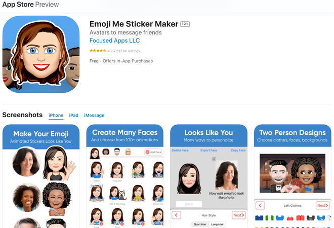 Emoji Me Sticker MakerのApp Storeプレビュー