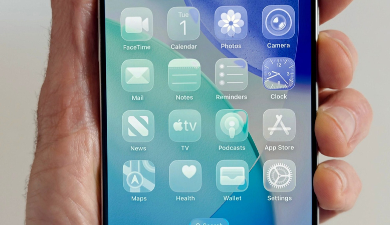 apple liquid glass effect