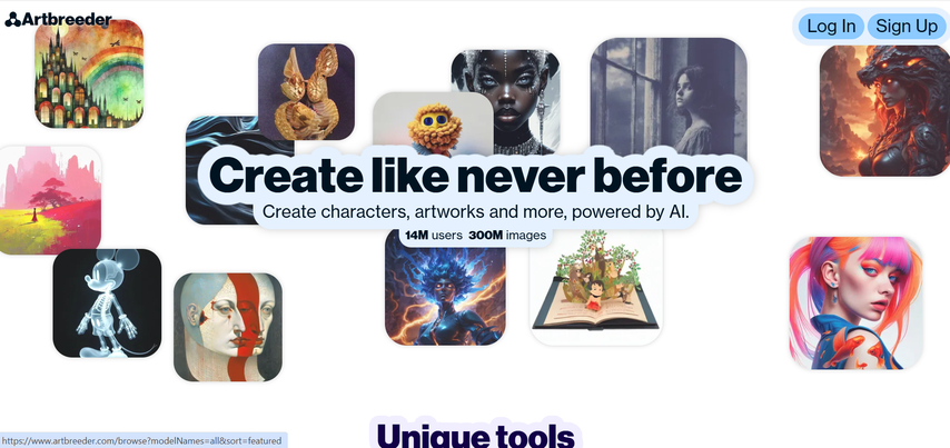 create custom figures with artbreeder