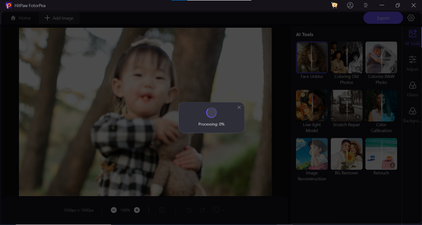 image enhancement starts