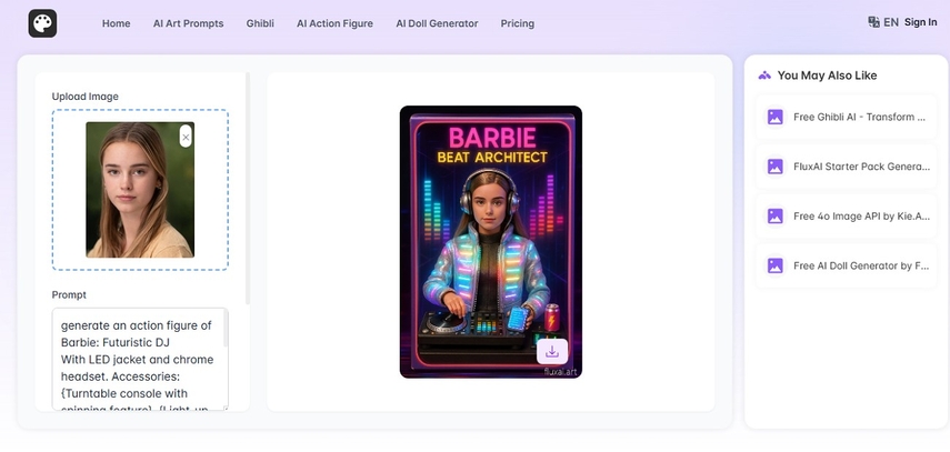 create doll boxes with ghiblify