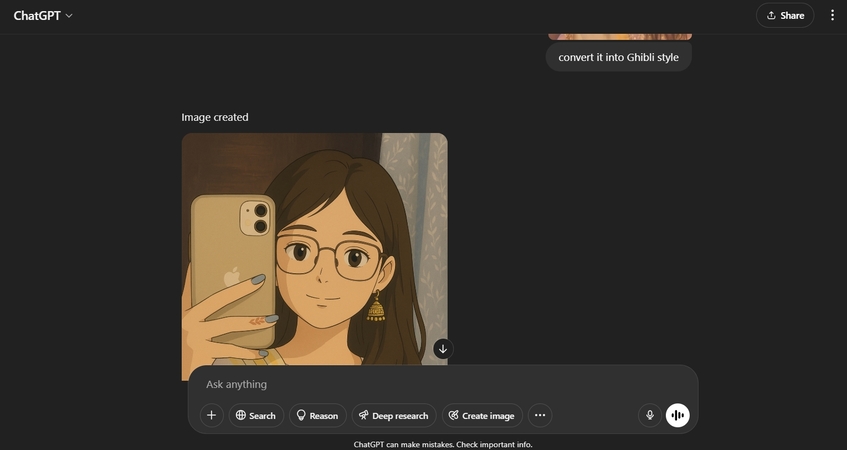 Usa ChatGPT para crear arte de Ghibli