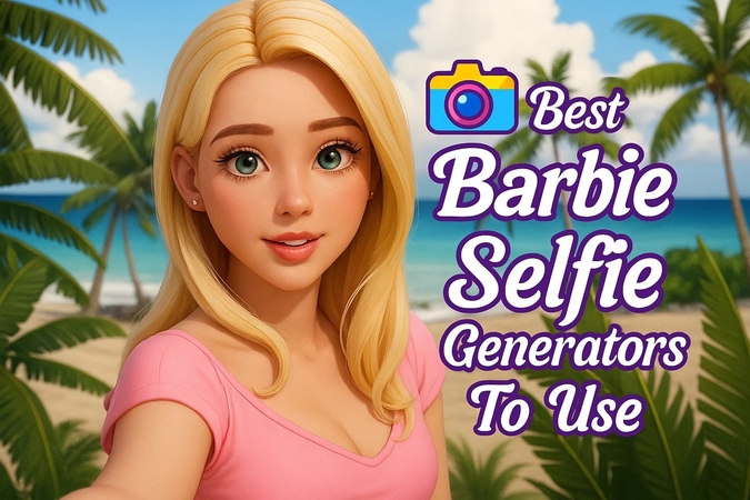 transform selfies to barbie selfies