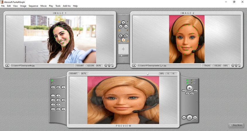 fantamorph desktop software for selfies