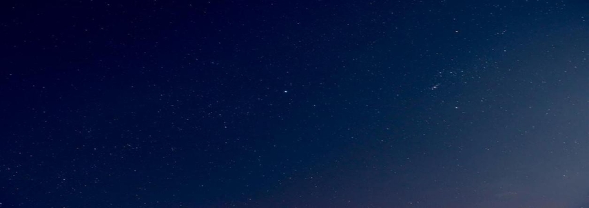 blurry stars in sky