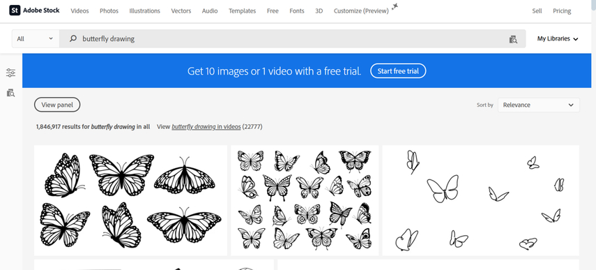 butterfly drawing
