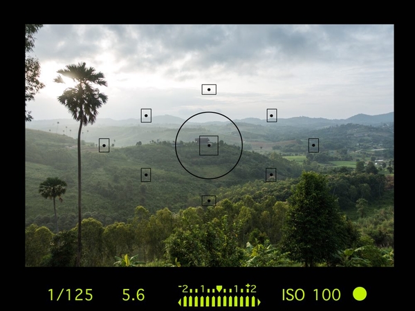 camera setting for mountain photography