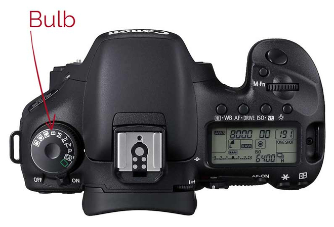 camera setting of bulb mode